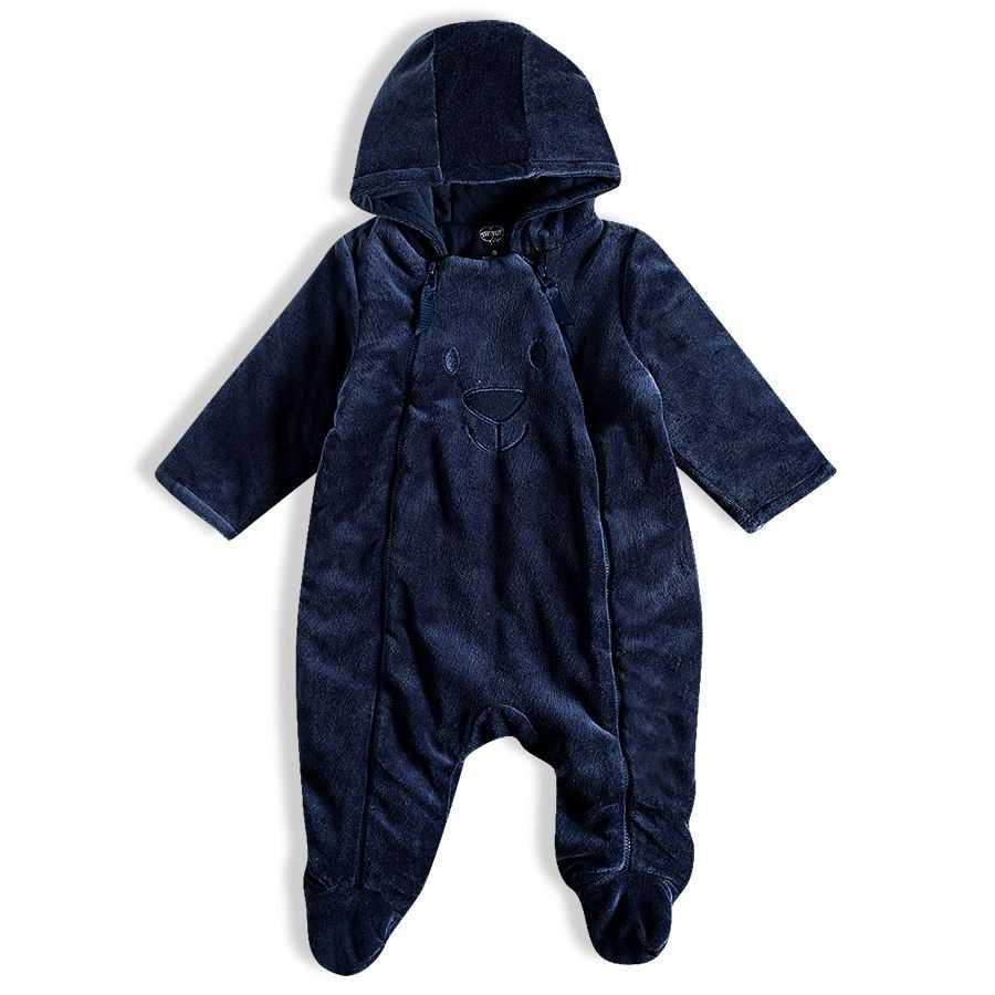 Macacão Plush Urso Azul Marinho - Petit Papillon Bebê & Criança
