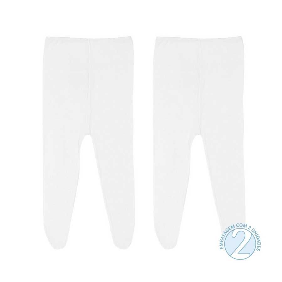 Calça Bebê Com Pé - Kit Com 2 - Petit Papillon Bebê & Criança