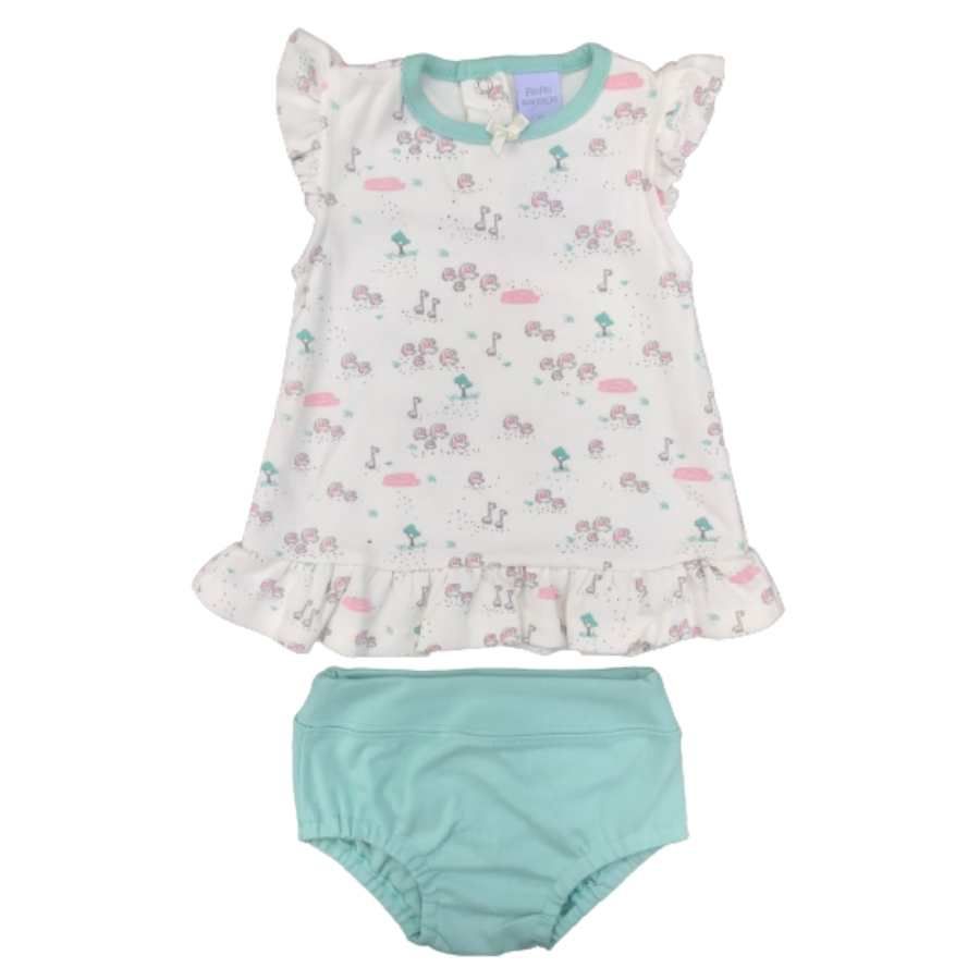 Conjunto Tapa Fralda Elefantinha - Petit Papillon Bebê & Criança