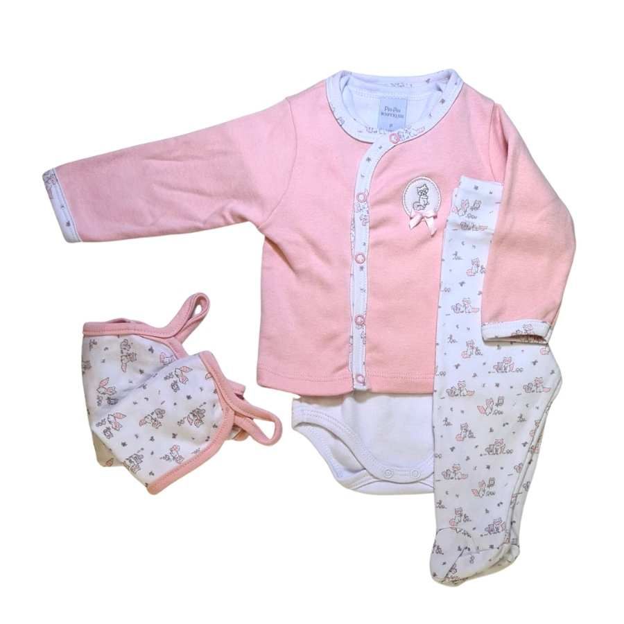 Kit Presente Pagão Rosa (5 Pçs) - Petit Papillon Bebê & Criança