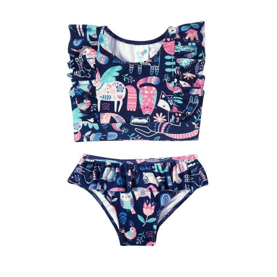 Biquíni Infantil Cropped Folk - Petit Papillon Bebê & Criança