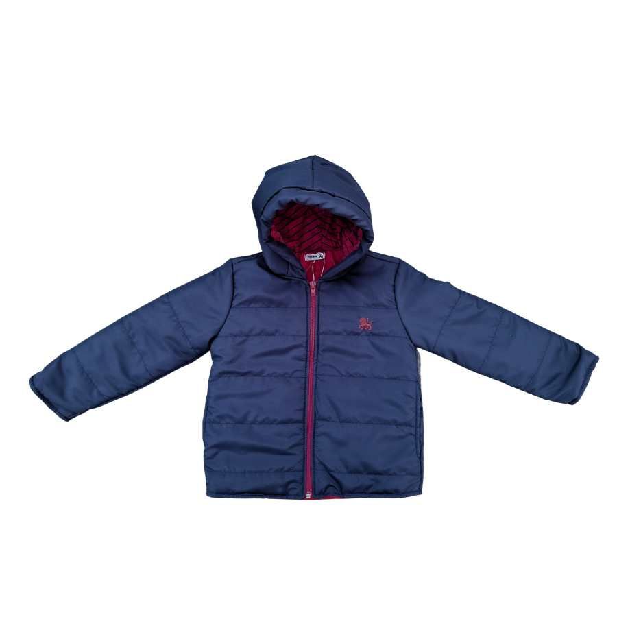 Jaqueta Infantil Azul Marinho Com Capuz - Dnm - Petit Papillon Bebê & Criança