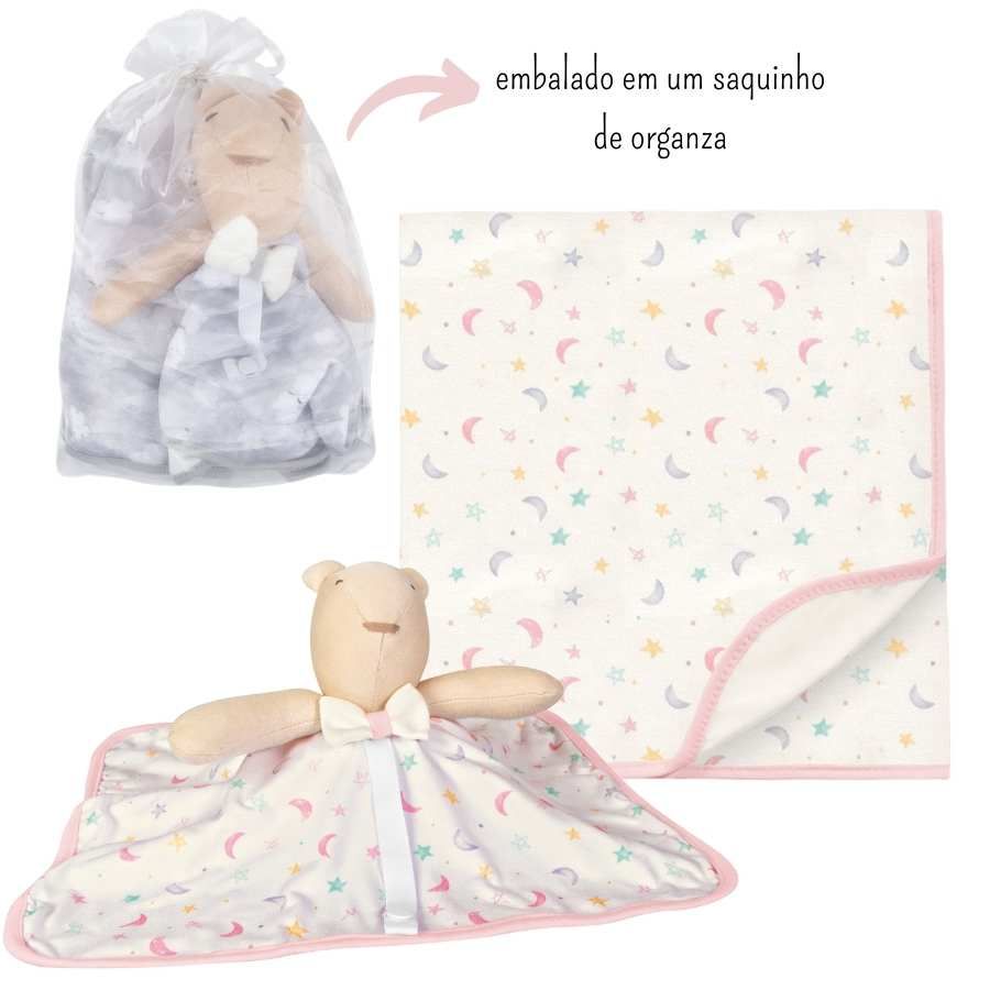 Kit Presente Hora Do Soninho Rosa