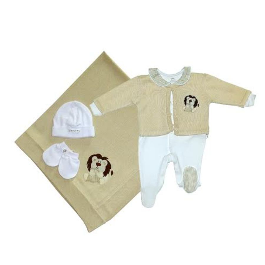 Saída De Maternidade Linha Leão d Bella For Baby - Petit Papillon Bebê & Criança