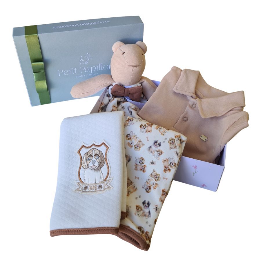 Kit Presente Doguinho - Petit Papillon Bebê & Criança