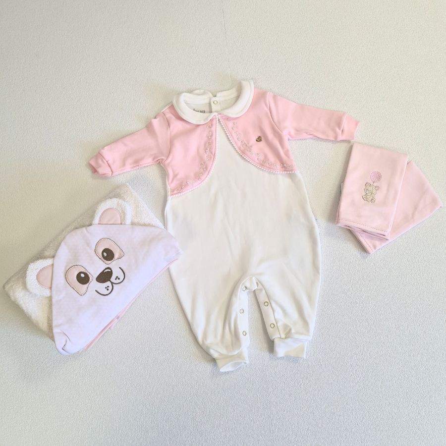 Kit Presente Macacão com Bolero - Petit Papillon Bebê & Criança