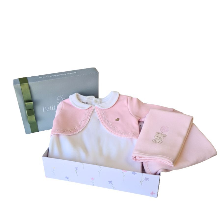 Kit Presente Macacão com Bolero - Petit Papillon Bebê & Criança