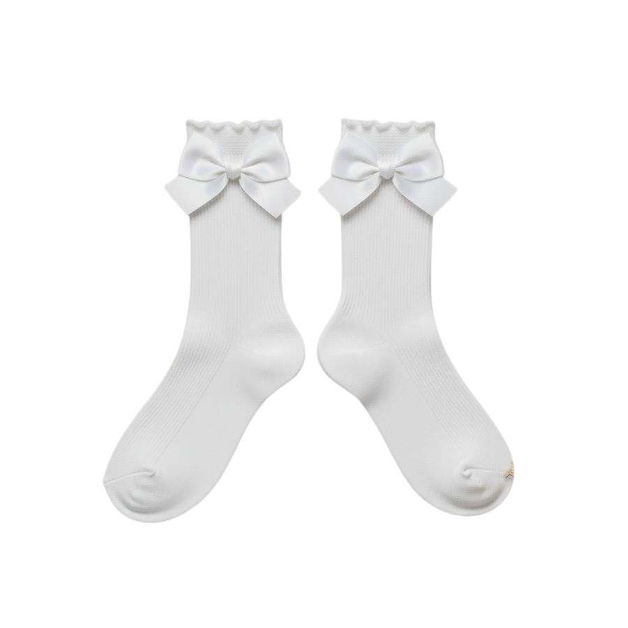 Meia Bebê Branca Fun Socks Cano Alto - Petit Papillon Bebê & Criança