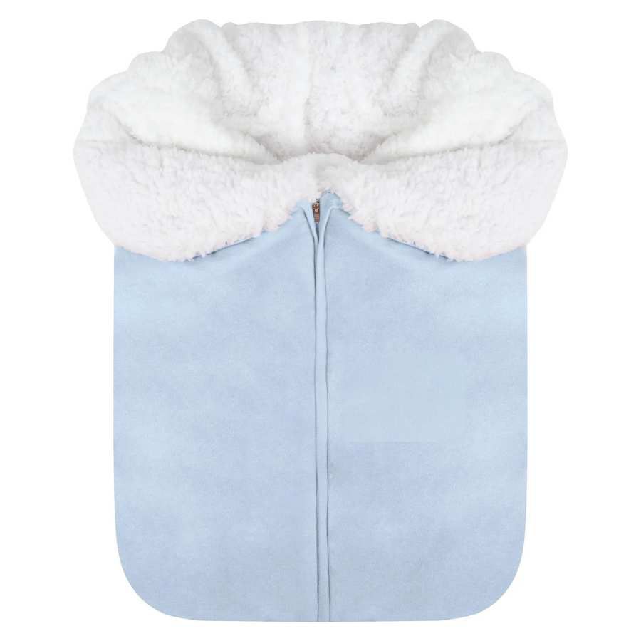 Saco De Dormir Forro Lã Carneirinho Azul - Petit Papillon Bebê & Criança