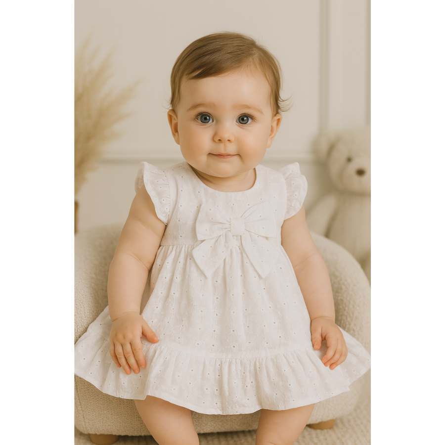 Anjos Baby Vestido Para Batizado Feminino Vestido Batizado Laise