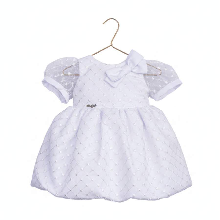 Vestido Batizado Tule Encantado - Petit Papillon Bebê & Criança