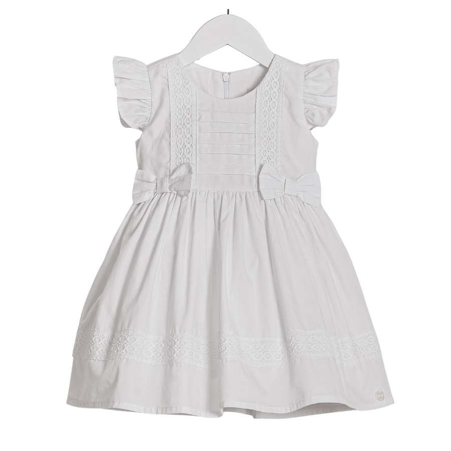 Vestido Batizado Tricoline - Petit Papillon Bebê & Criança