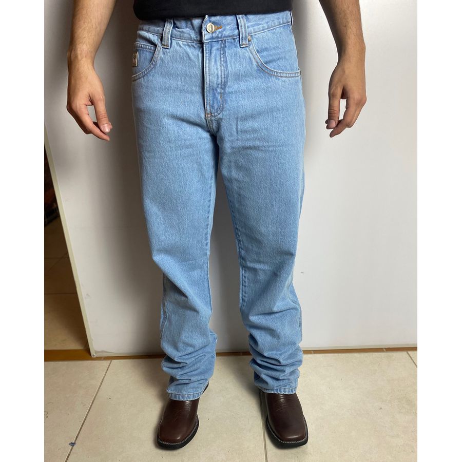 Calça branca best sale country masculina