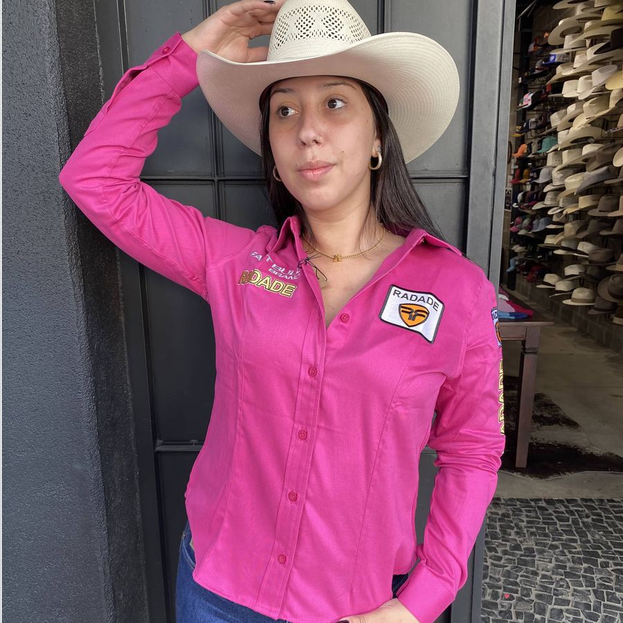 Camisa Radade Bord Brands Rosa Feminina