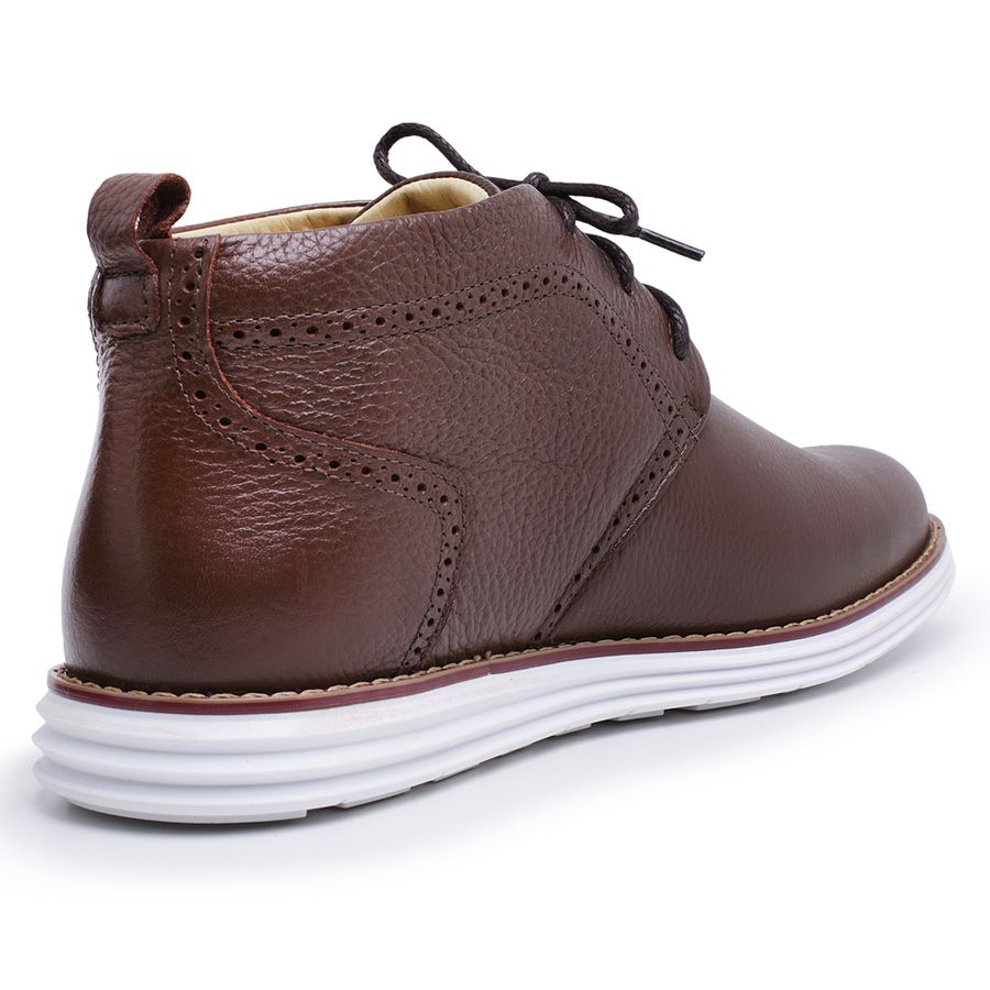 Bota masculina couro best sale legitimo