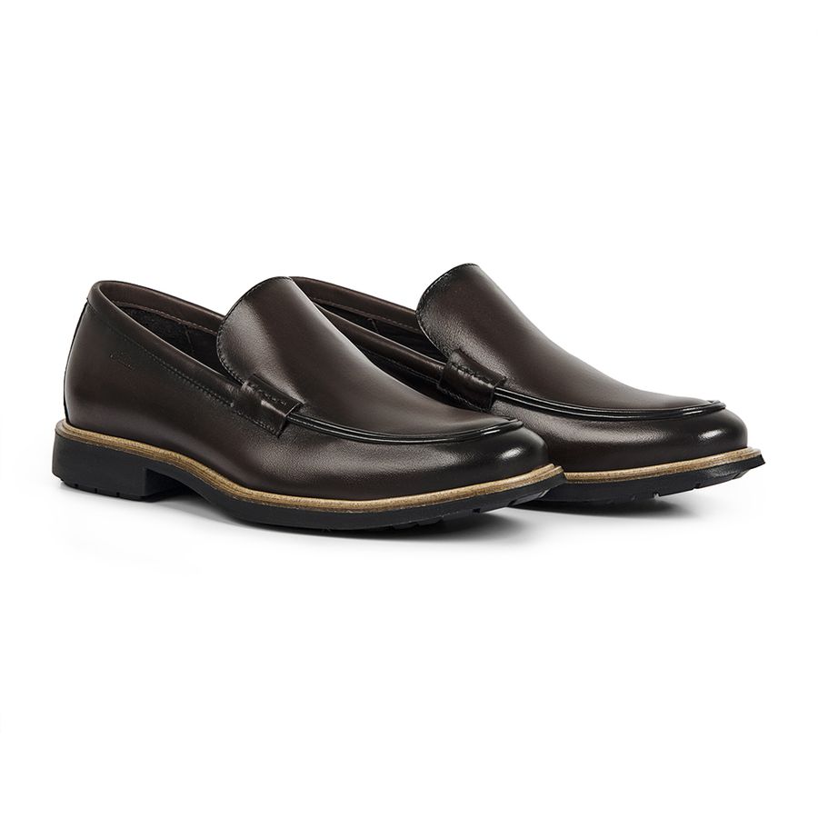 Sapato Masculino Loafer Mold Café