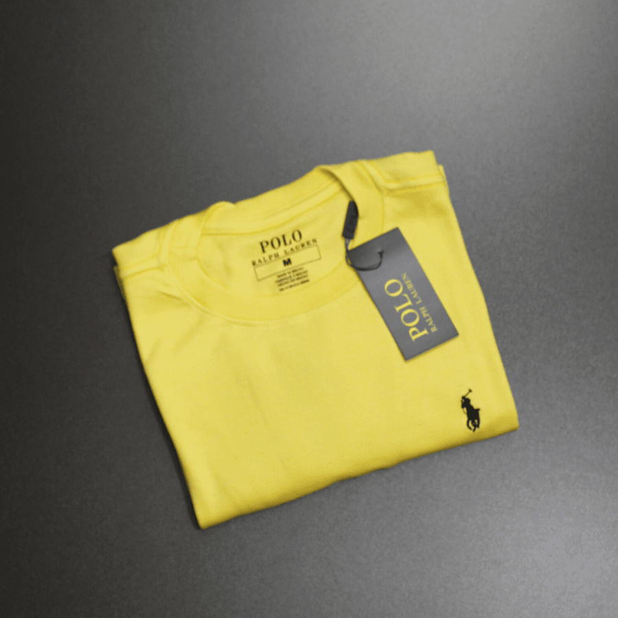 CAMISETAS ULTRA SOFT - AMARELA - CAST29 - ATACADO REI DAS CUECAS