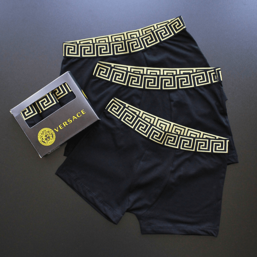 CUECA MALHA SUIÇA 12 Cuecas em 3 Cores + 4 Caixas G... - ATACADO REI DAS CUECAS