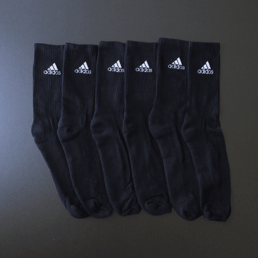 12 PARES DE MEIAS ESPORTIVAS CANO ALTO – DRY - FIT|... - ATACADO REI DAS CUECAS