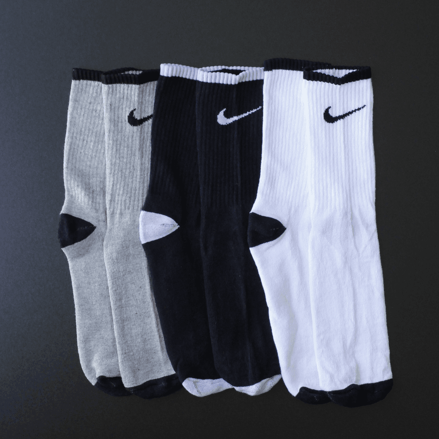 12 PARES DE MEIAS ESPORTIVAS CANO ALTO – DRY - FIT|... - ATACADO REI DAS CUECAS