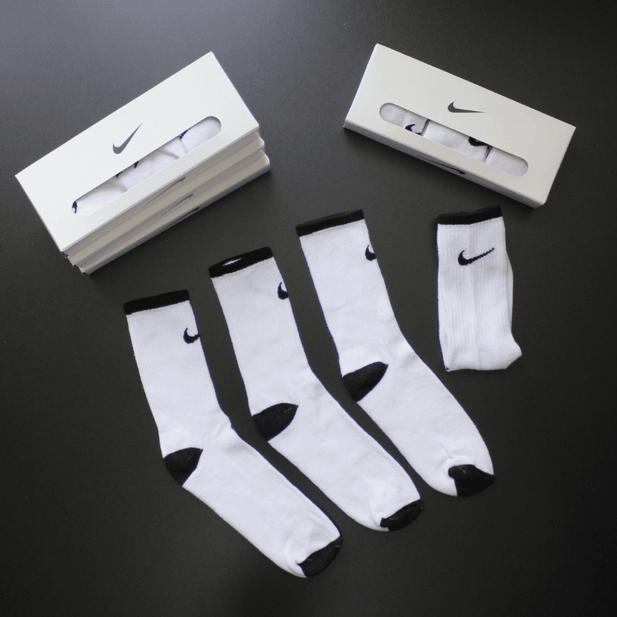 12 PARES DE MEIAS ESPORTIVAS CANO ALTO – DRY - FIT|... - ATACADO REI DAS CUECAS