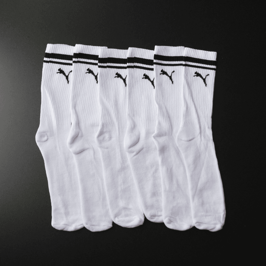 12 PARES DE MEIAS ESPORTIVAS CANO ALTO – DRY - FIT|... - ATACADO REI DAS CUECAS