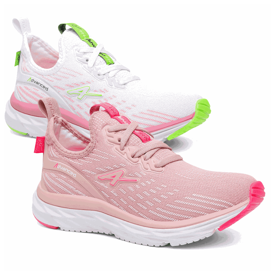 Kit 2 Pares de Tênis Feminino Advanced Running Corrida Caminha Academia - Oferta