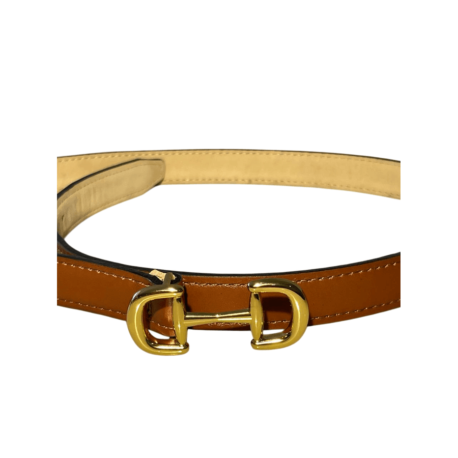 Cinto Marchador Conhaque - 100% Couro Legítimo