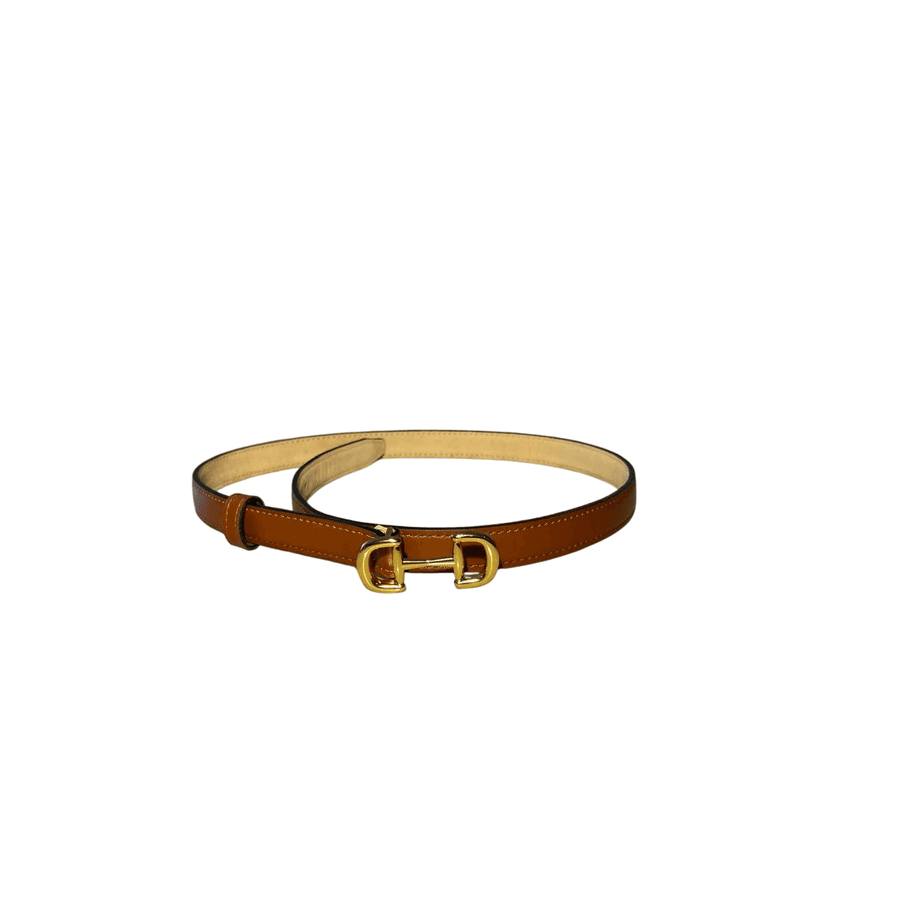 Cinto Marchador Conhaque - 100% Couro Legítimo