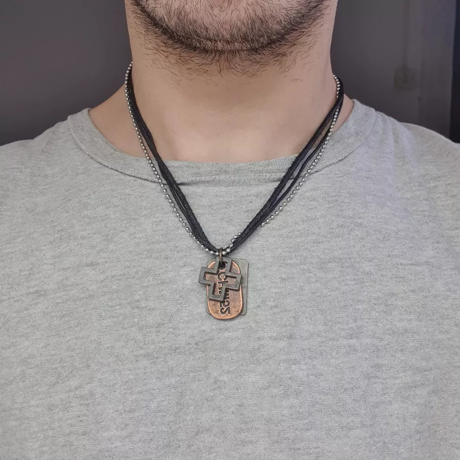 Colar Masculino X