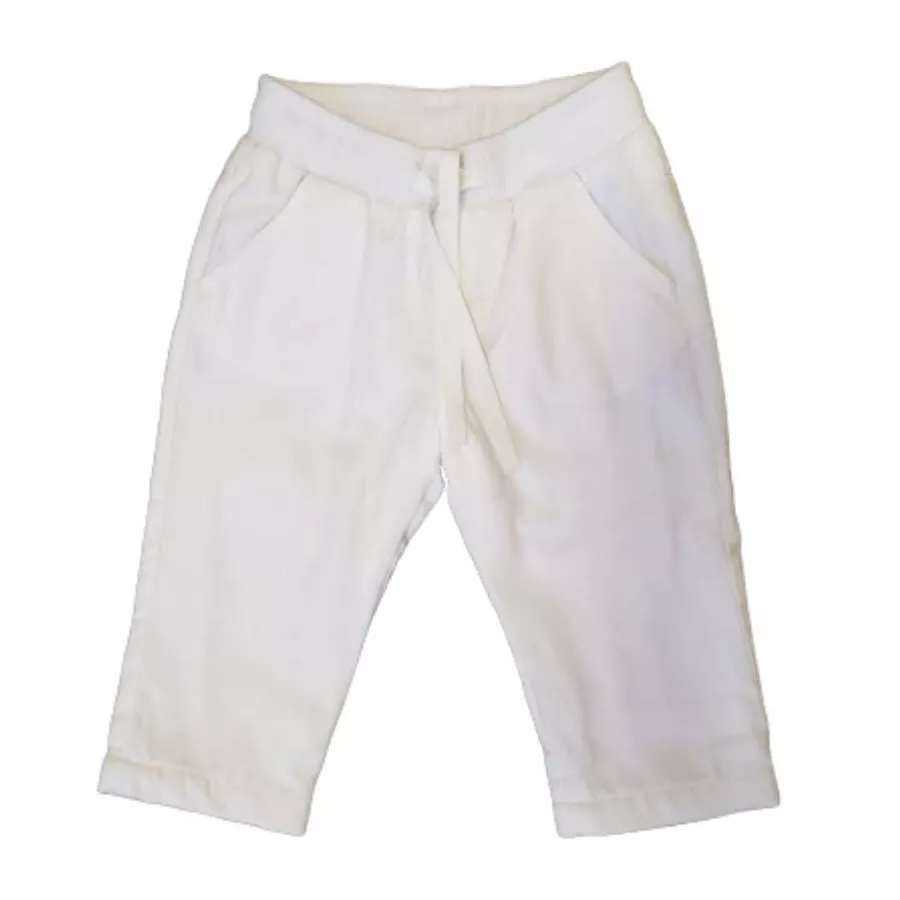 Calça Infantil Elástico Branca - Petit Papillon Bebê & Criança