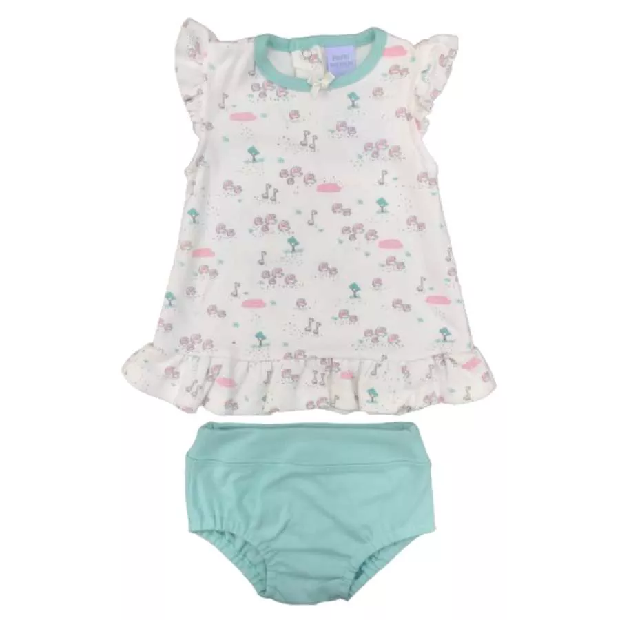Conjunto Tapa Fralda Elefantinha - Petit Papillon Bebê & Criança