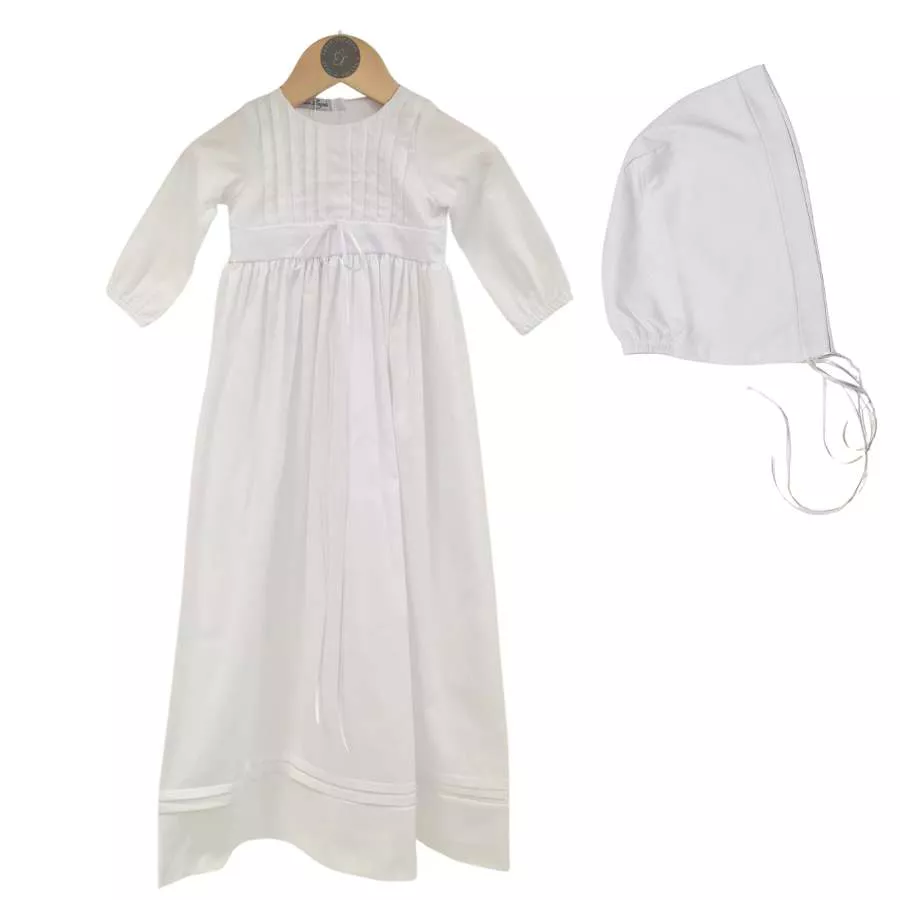 Mandrião Batizado Manga Longa Unisex - Petit Papillon Bebê & Criança