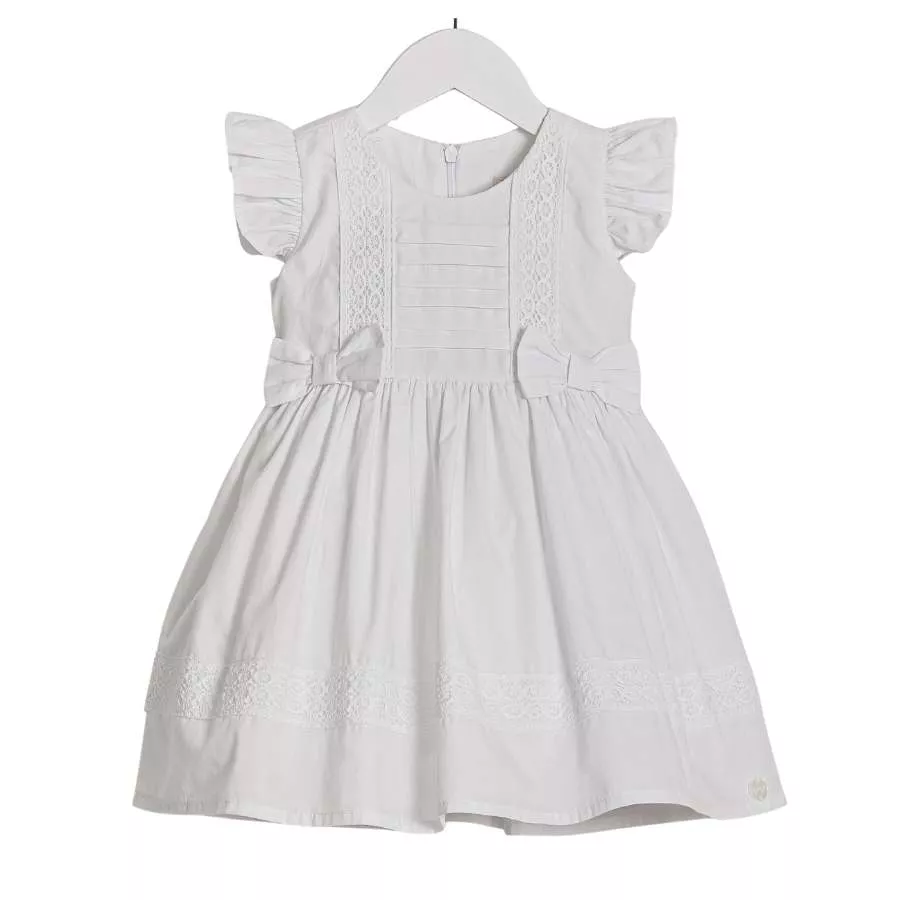 Vestido Batizado Tricoline - Petit Papillon Bebê & Criança