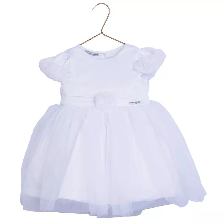 Vestido Batizado Tule - Petit Papillon Bebê & Criança