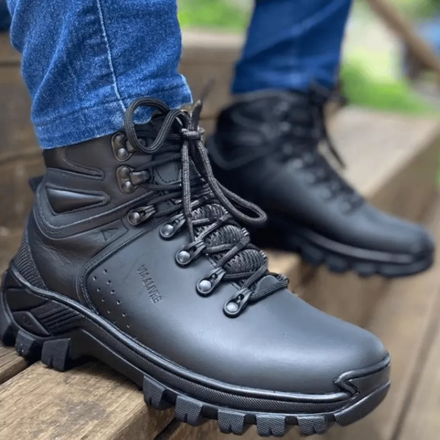 Bota Arizona em Couro Legítimo Reforçado Resistente com C.A.