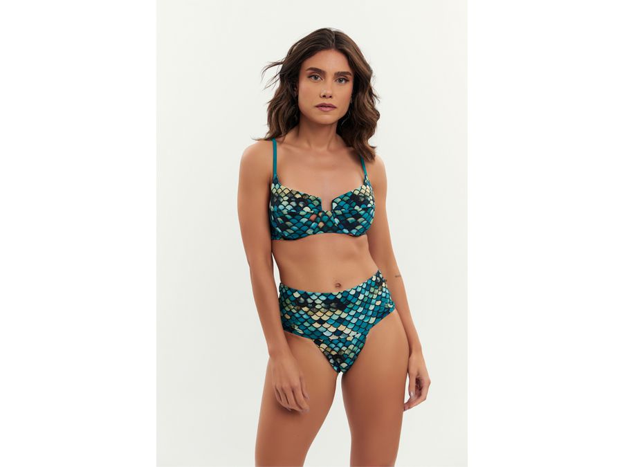 TOP LEBLON ESCAMAS E CALCINHA LEBLON ESCAMAS