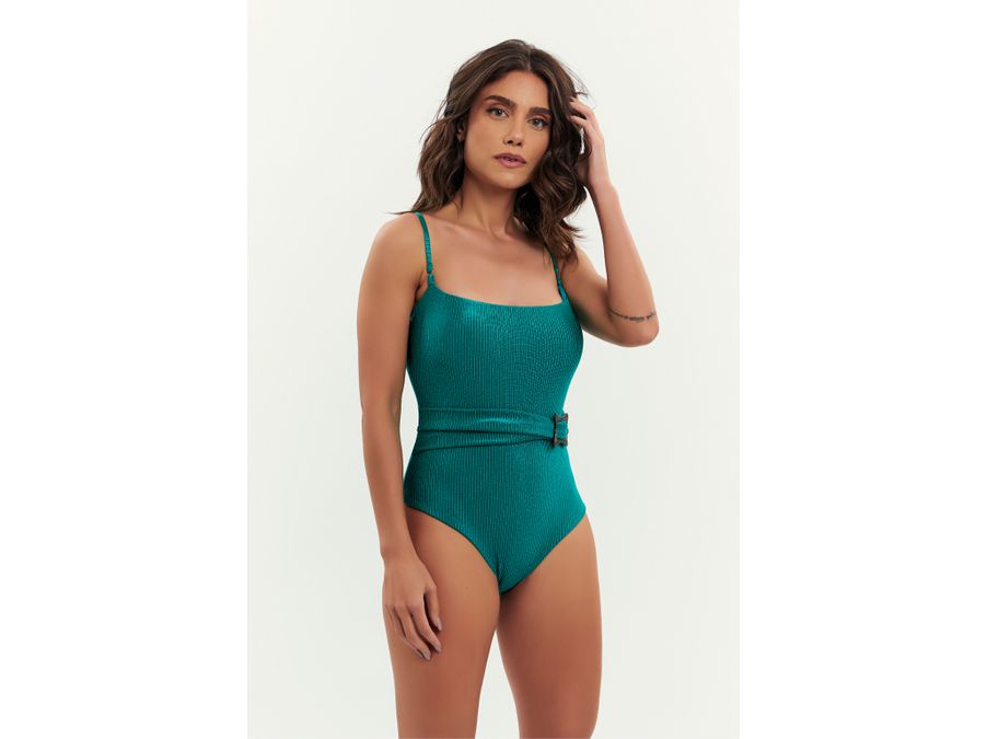 MAIÔ PARATY CANELADO JADE - 902 - Cana Caju