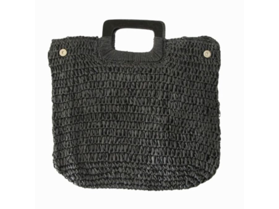 BOLSA DE PRAIA AMALFI PRETA - 660 - Cana Caju