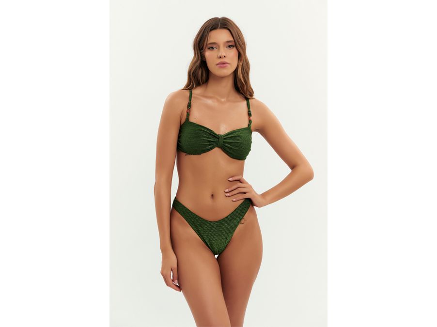 TOP CARAÍVA TEXTURA CACTUS E CALCINHA SANCHO TEXTU...