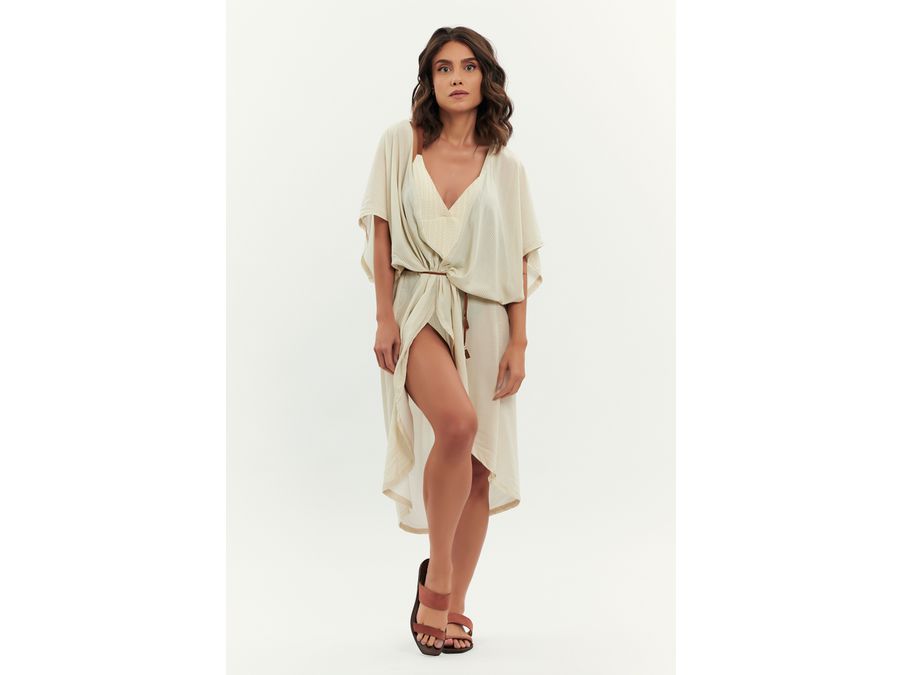 KIMONO CRETA LISTRADO - 832 - Cana Caju