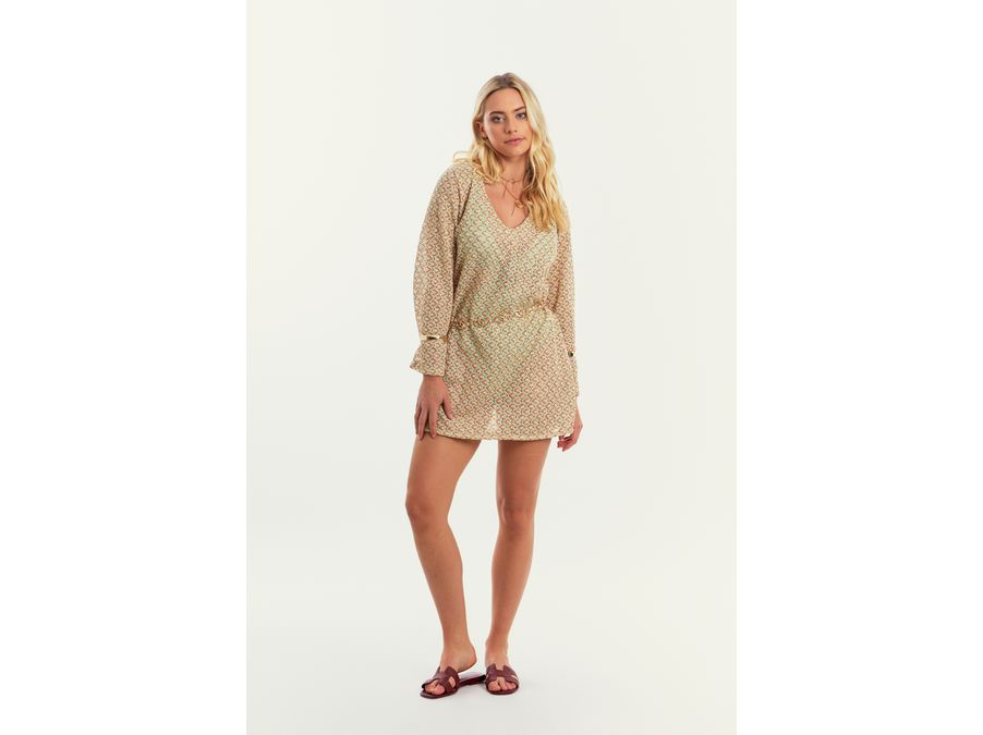 VESTIDO ARUBA BICOLOR - 226 - Cana Caju