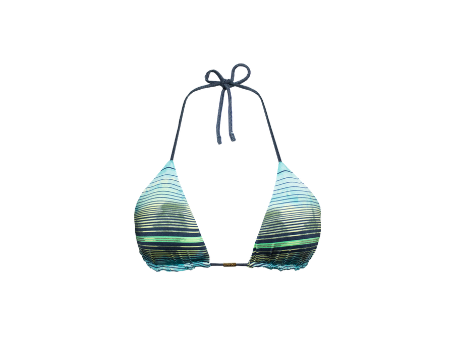 TOP CORTININHA DUPLA FACE DENIM/ LISTRADO E CALCIN...