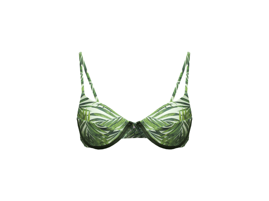 TOP MEIA TAÇA ARO BAMBU E CALCINHA BORBOLETA DUPLA...