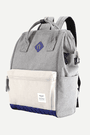 Mochila EcoChic Cinza e Bege