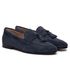 Sapato Feminino Tassel Loafer Allegra Suede Navy
