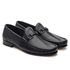 Mocassim Black Floater Preto Solado de Couro GJ01 BR-BK