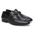 Mocassim Masculino de Couro Preto GS01 Solado de Couro