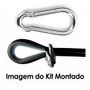 Kit Academia - 50m Cabo de Aço + Acessórios