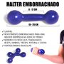 Kit Halteres de Academia Emborrachado 1kg à 5kg - Par